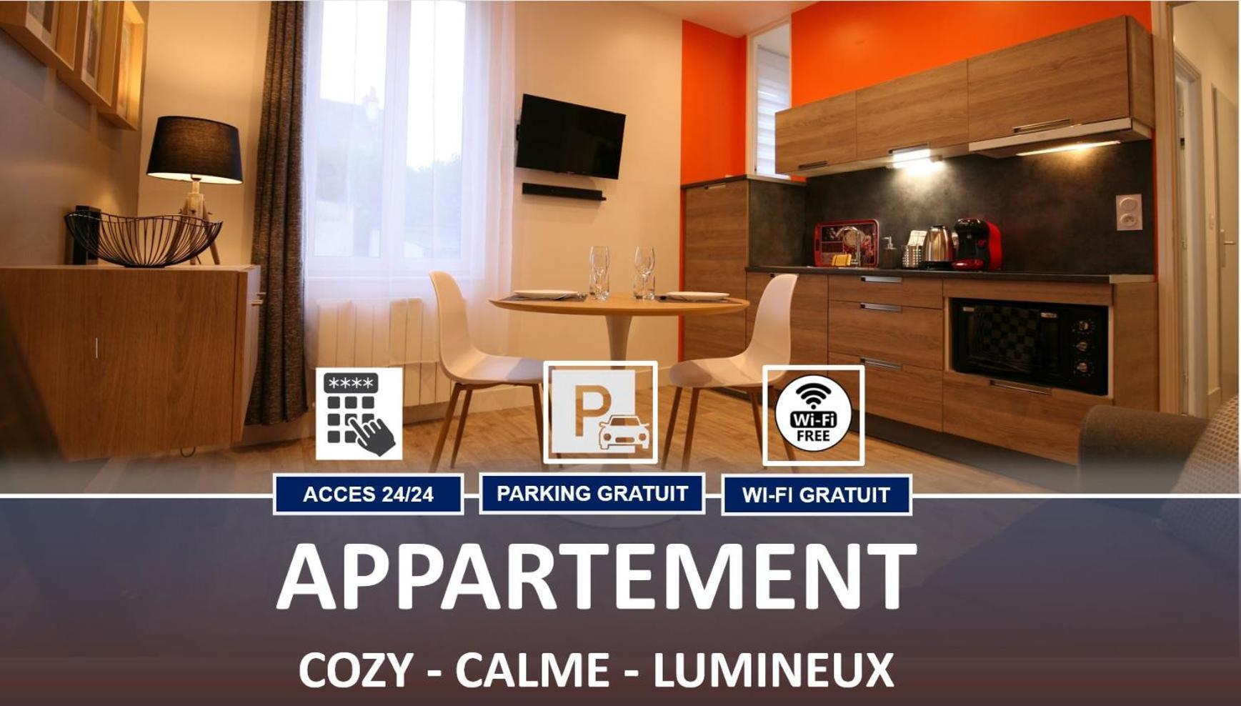 Le Faidherbe Style Appart' Hotel - Wifi Gratuit - Parking Gratuit Calme Et Lumineux Nevers Luaran gambar